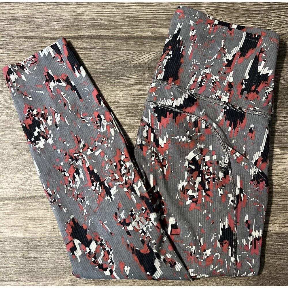 Lululemon Fast Free High Rise Tight 25" Floral Flux Multi Size 2 W5BXSS